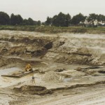 Hier das ganze in Blickrichtung des alten Holzschuppens